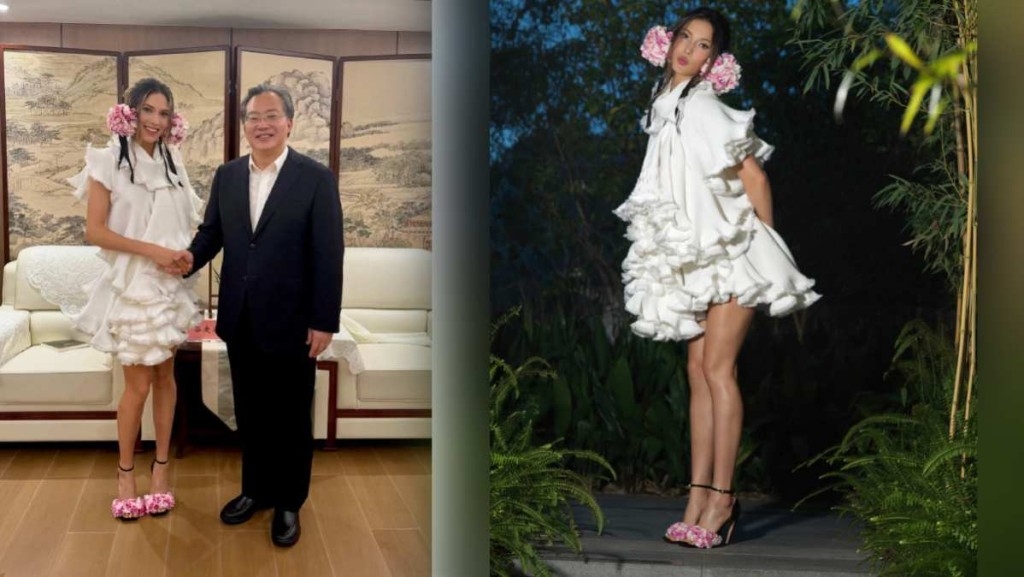 Gu Ailing Causes Controversy With Dior Haute-Couture Dress At Suzhou Fashion Event