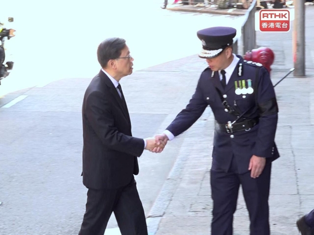 Top officials bid farewell to fallen senior police constable